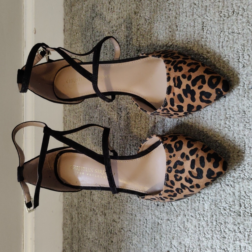 Leopard heels